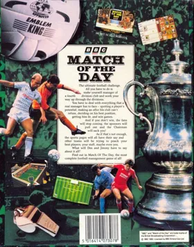 Match of the Day_DiskA box cover back